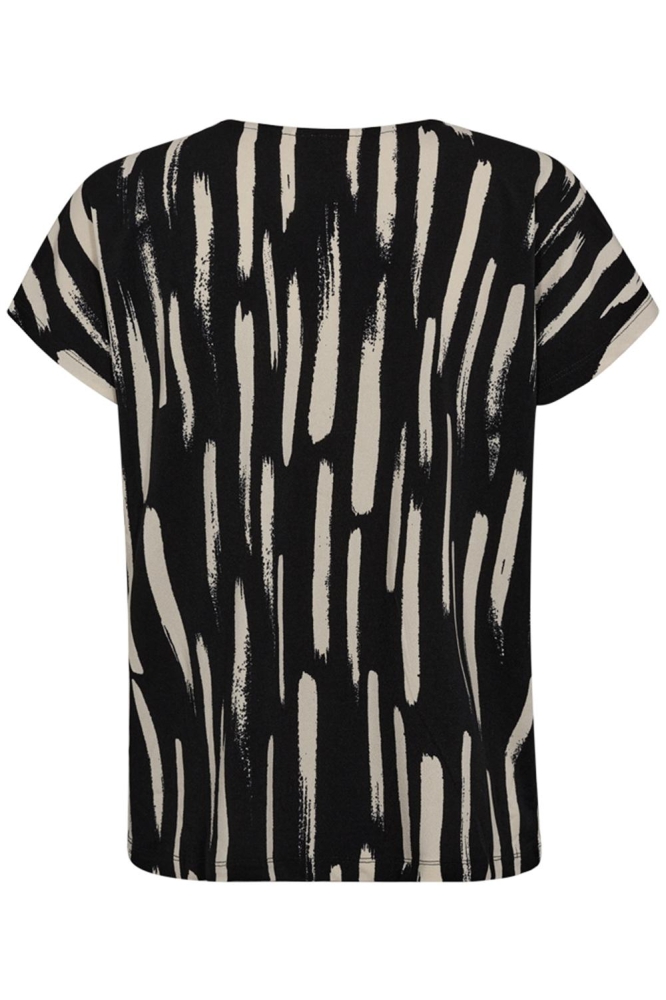 FQFLOI TEE 206677 BLACK W MOONBEAM